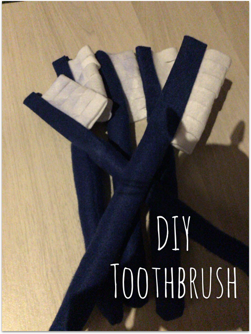 DIY-toothbrush-フェルト歯ブラシ